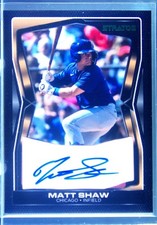 2025 Pulse Stratos Matt Shaw Auto /15 #SS-MS Cubs Base Autograph Green