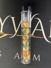 Sirius Dice Set - Polyhedral - Rainforest  (RPG SET - 8 Dice)