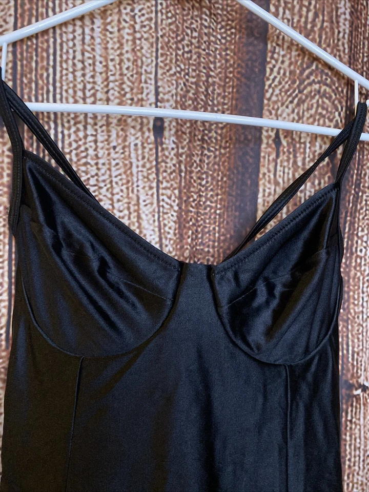 Traje de baño vintage Michael Kors de Trulo falda negra de una pieza talla 12 nuevo con etiquetas Foto 2 de 4