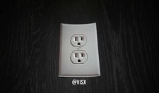 Fake Outlet Plug Sticker Decal Funny wall vinyl Prank meme Weatherproof 10 PACK
