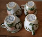 Vintage John B Taylor Louisville Stoneware Co. Harvest Pattern Set of 4 Mugs/Cup — photo 5