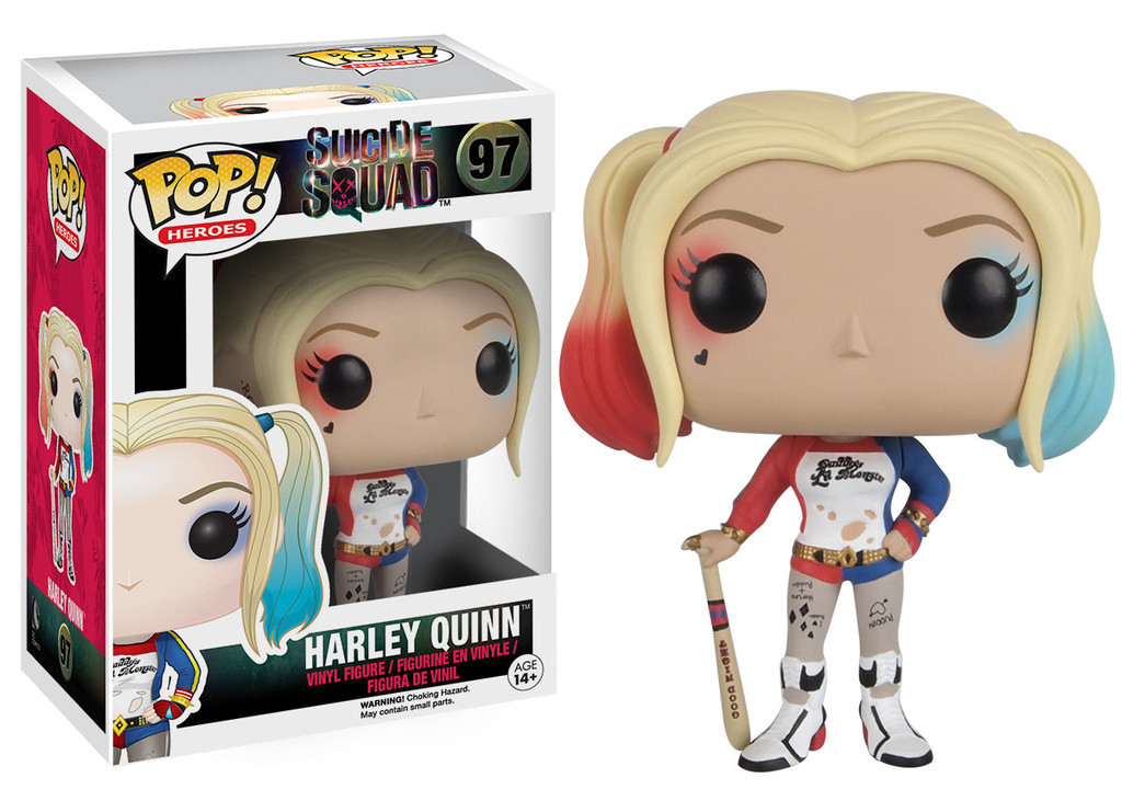 Harley Quinn Margot Robbie Suicide Squad POP! Heroes #97 Vinyl