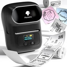 Phomemo M110 Label Makers Portable Bluetooth Thermal Barcode Label Printer UK