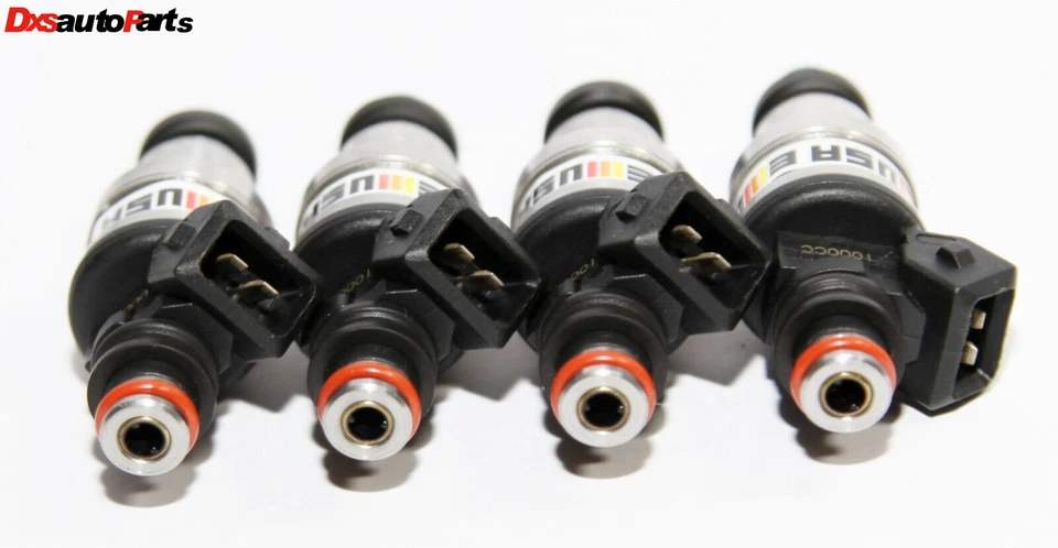 4 piezas NUEVO Inyectores Universales 1000cc para Honda Civic Integra Eclipse Talon GSR Foto 3 de 4