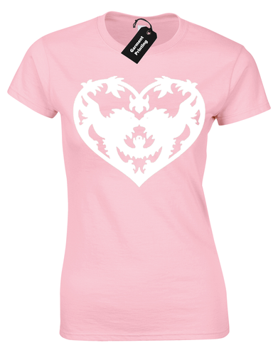 LANNISTER LOVE HEART LADIES T-SHIRT GAME OF SNOW TYRION JON THRONES KING NORTH - Picture 20 of 24