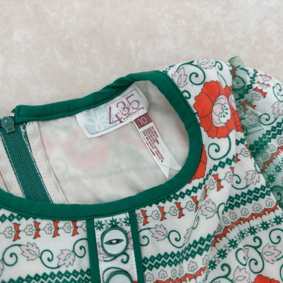 Vestido Floral MATILDA JANE 435 Tween Once Upon A Time Spirited Song Talla 10 Foto 2 de 3