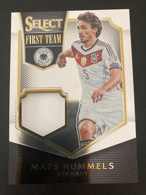 2015-16 Panini Select First Team Swatches Jersey FT-MH Mats Hummels ed/199
