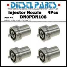 4x Punta de boquilla inyectora diésel NP-DN0PDN108 para OPEL Corsa ISUZU 4FC1 4EE1 4EC1T