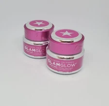 Lot of 2 Glamglow Gravitymud Firming Treatment - 0.5 oz / 15 g Each New 