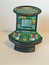 Deluxe Virtual CASINO Electronic Handheld Game READ NEEDS REPAIR