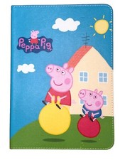 For iPad Mini 1 2 3 4 5 Peppa Pig Cartoon Children New Smart Stand Case Cover +