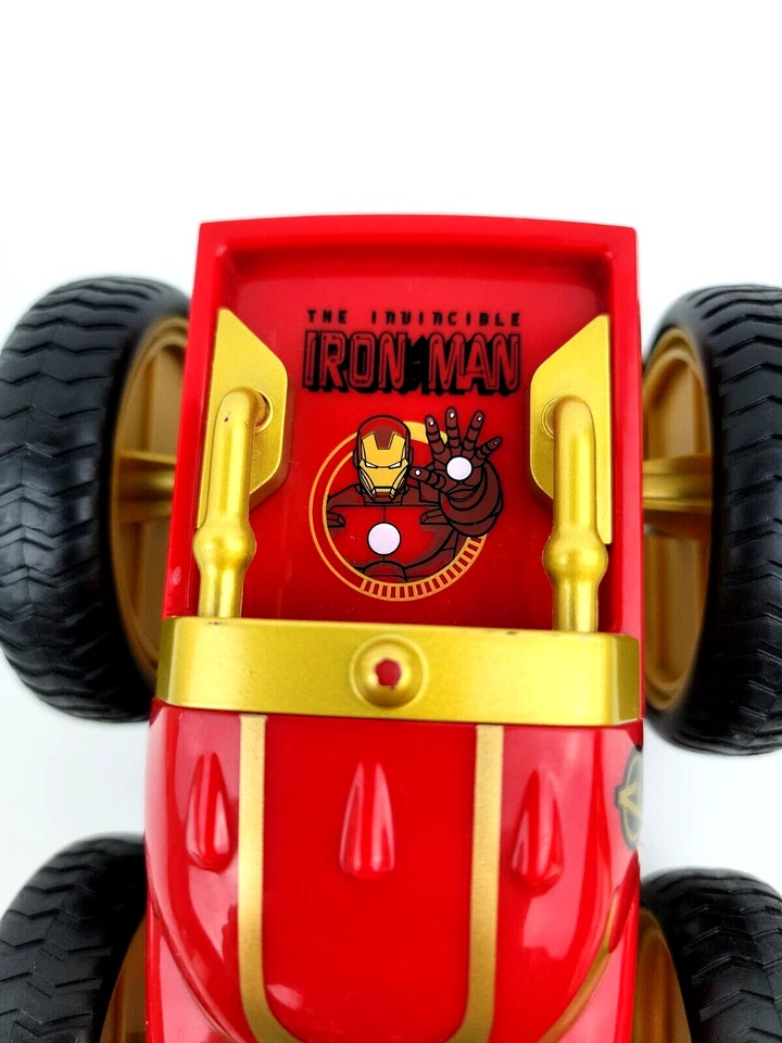 Iron Man Coche Móvil Retro Marvel Playmakers Danli Transforms 6.50 en Largo Rojo Foto 3 de 4