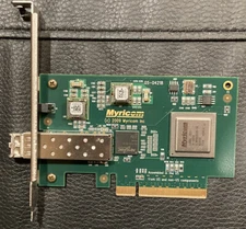 Myricom single port optical card