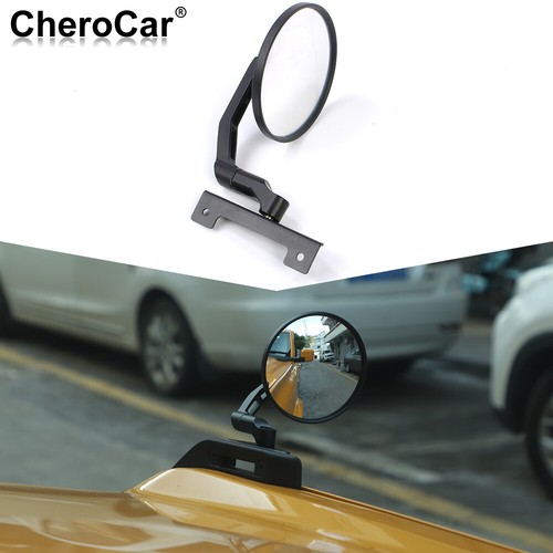 Espejo retrovisor tablero arena capó motor negro para Ford Bronco 2021+ accesorios - Imagen 4 de 10