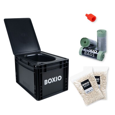 BOXIO - TOILET PLUS: Trenntoilette mit Starter Kit
