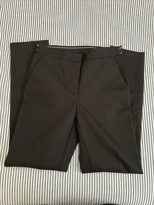 black dress pants short Haggar Womens Size 10 Short Black Striped Dress Pants Career Work Slacks