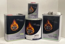 FORD DX Gal Dark Blue Pearl Basecoat Paint, Gal Reducer & Gal Clear Kit