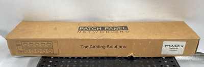 PATCH PANEL Cat5e Network PP5-240-BLK