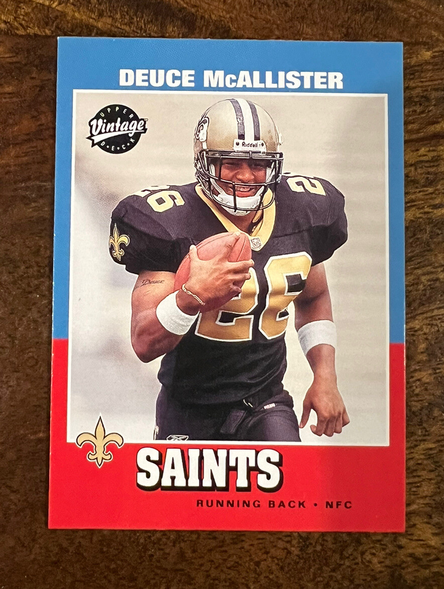 2001 Upper Deck Vintage Football Card #240 Deuce McAllister Rookie