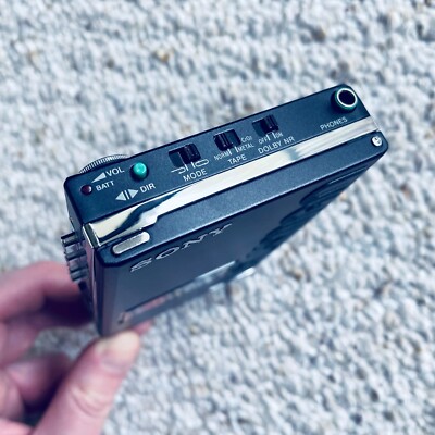 RARE] Sony WM-103 Walkman Cassette Player, Awesome BLK Shape