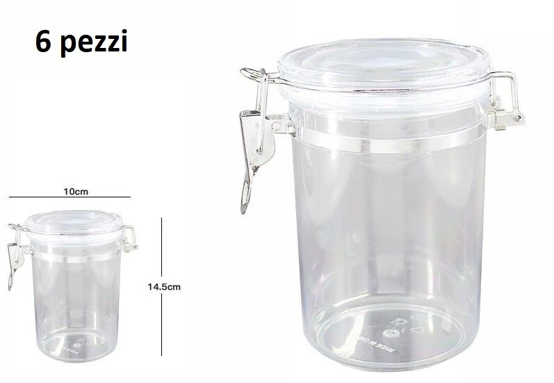 Barattolo vetro ermetico a contenitori e barattoli da cucina