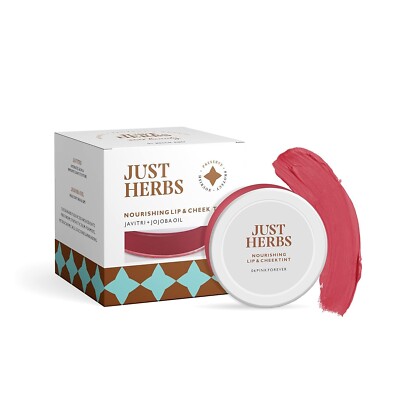 Just Herbs Ayurvedic, Natural Lip & Cheek Tint, Blush For Women,