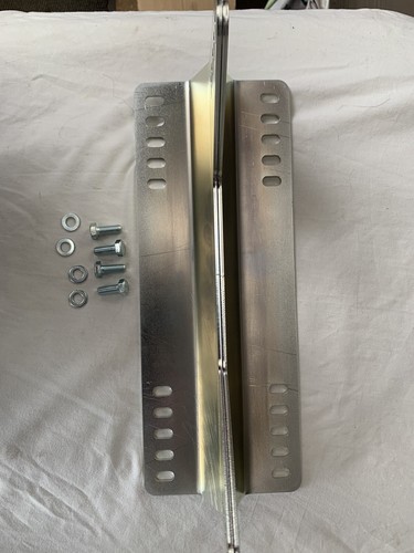 bucket seat mounting brackets,to Fit OMP,CORBEAU,sparco,cobra, (1 Pair) Silver - Picture 3 of 9