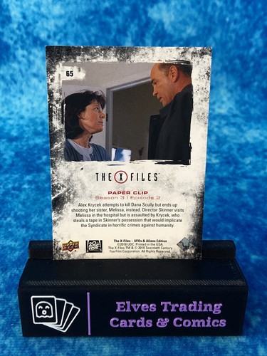 The X-Files: UFOs and Aliens SINGLE Non-Sport Trading card by Upper Deck 2019 - Picture 132 of 202