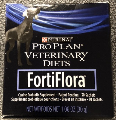 purina fortiflora canine nutritional supplement box