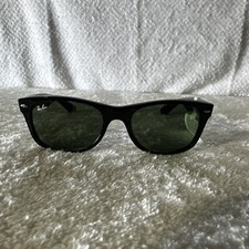 Ray-Ban RB 2132 55-18 145 3N Polished Black/Green Sunglasses No Original Case