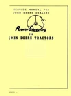 John Deere 50 60 70 520 620 720 820 Tractor Power Steering Shop Service Manual