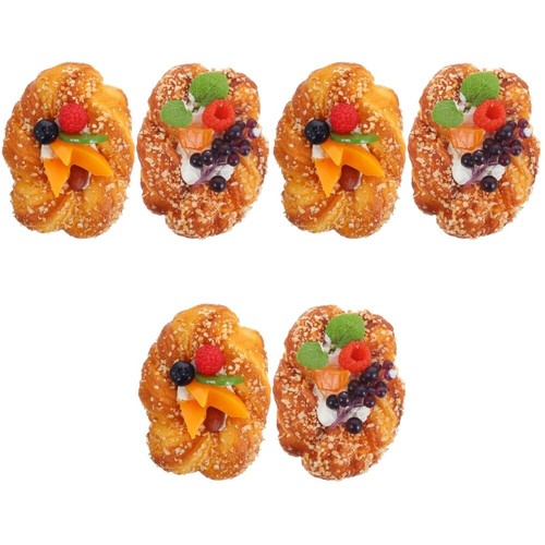 2pcs Simulated Bread Faux Bread Models Fruit Bread Models Display Bread Models - Zdjęcie 7 z 12