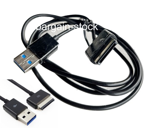 USB Charger Data Sync Cable Asus Eee TransFormer Prime TF201 TF101 TF300 TF700T - Picture 1 of 2