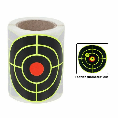 Self Adhesive Paper Reactive Splatter Shooting Target Stickers 250 Pcs / 1Roll - Picture 5 of 10