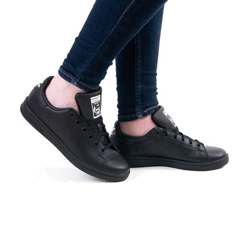 Adidas Stan Smith Triple Black Kids Sneakers M20604 Size 6.5 Youth | 8  Women | eBay