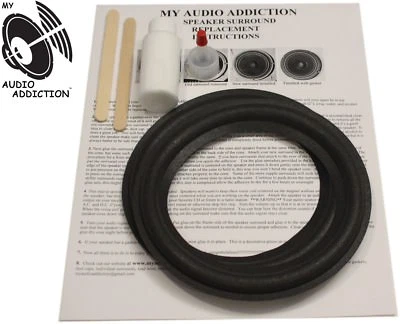 MY AUDIO ADDICTION Speaker Foam Surround Kit For Yamaha JA-1815 Subwoofer Woofer Repair Kit