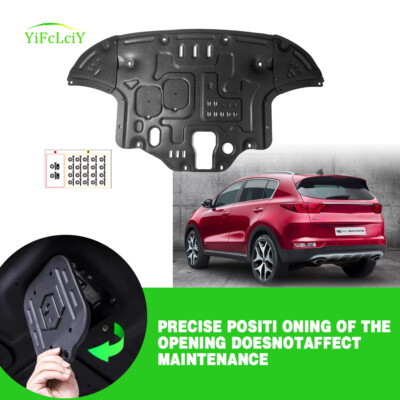 Thick Engine Splash Shield For Kia Sportage FWD 2017-19 Front Engine Guard Hard