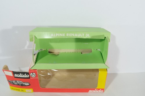 SOLIDO 168 Alpine 3L Le Mans - Diecast Model Toy Racing Car Boxed Vintage T2. - Picture 2 of 12
