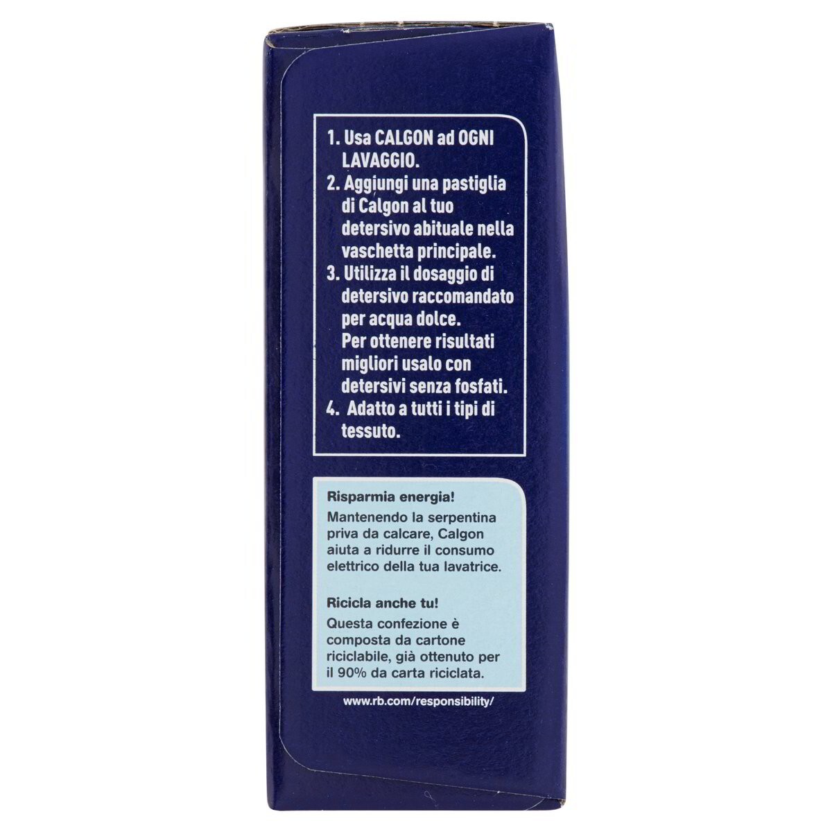 CALGON Powerball Pastiglie 3 in 1 Anticalcare Pulizia Lavatrice ...