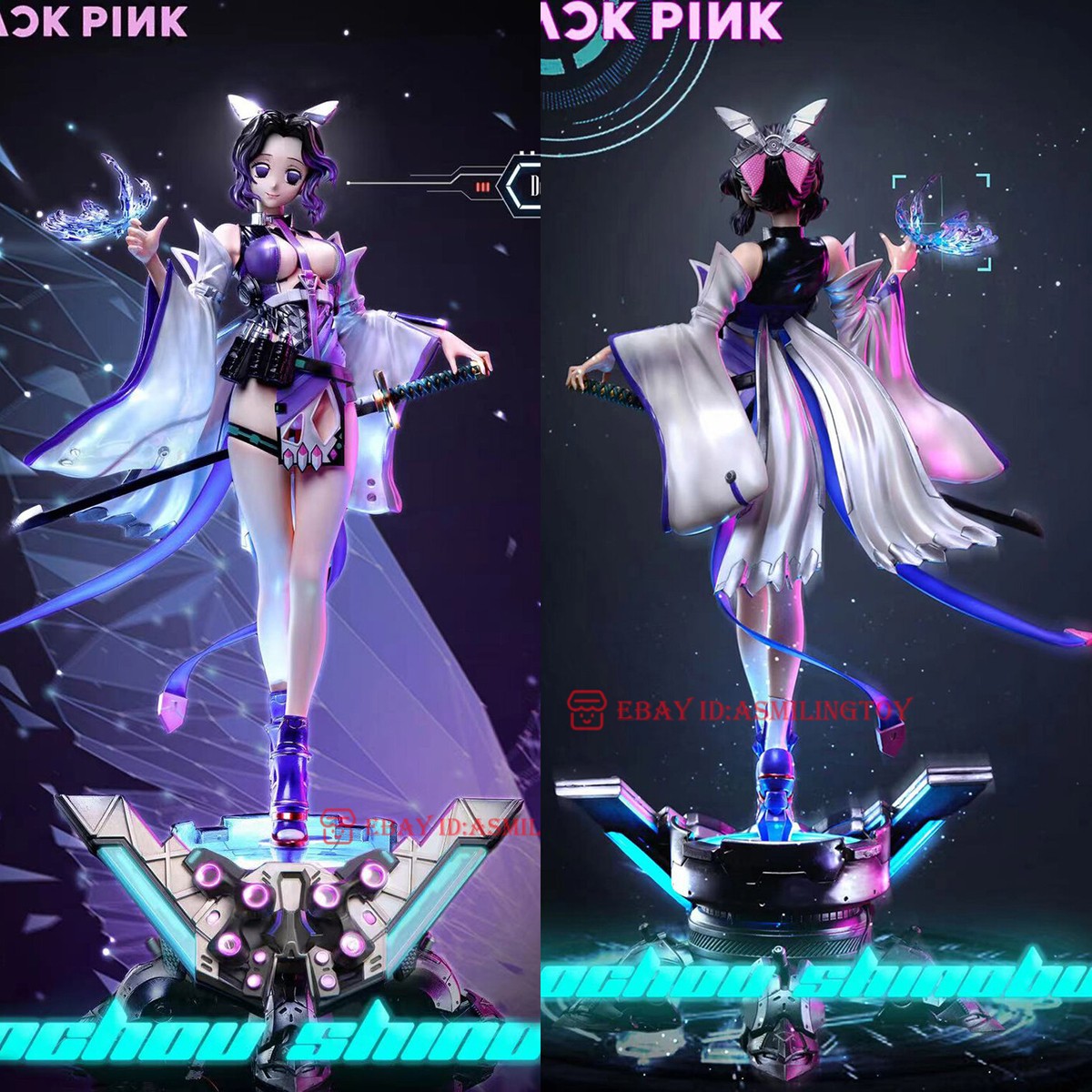 1/6 BLACKPINK STUDIO Demon Slayer Kochou Shinobu Resin Model In