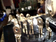 (10) 1/0 x 1/4 AWG 1-Hole Lug Compression Connector Straight CONNECTOR TERMINAL 