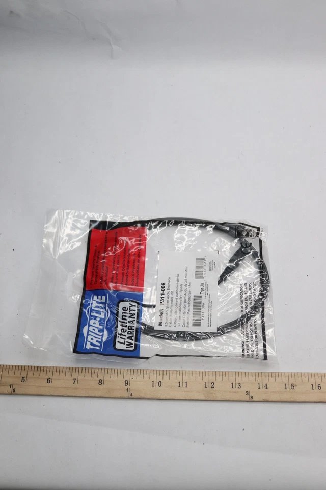 Mini Stereo Audio Extension Cable For Speakers And Headphones 6' 3.5mm  - Image 2 of 3