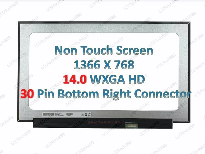 HP pn L97217-001 for Probook 440 G7 LCD Screen LED *USA* HD 1366x768 Matte 14 in - Image 2 of 4