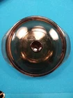 Vintage Pyrex 1.5 Liter Amber Corning Ware Visions 7 1/2 inch Bowl with Lid