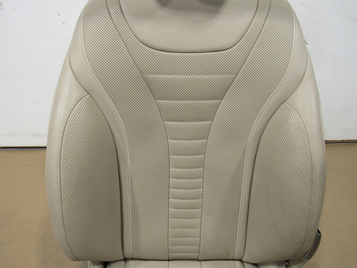 18-20 Mercedes S560 W222 2020 Front Left Driver Upper Lower Seat 