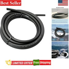 Marine Fuel Hose 1/4Inch 25ft Rubber Feed Line for Marine Gas Diesel E85