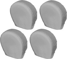 RV Tire Covers Set of 4, Heavy Duty UV Resistant Trailer Wheel Covers For