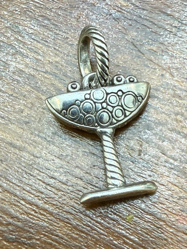 Brighton Martini Margarita Bebida Vaso 21 Cumpleaños Alcohol Burbujas ABC Dije Foto 2 de 4