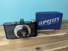 Argus Model A2 Art Deco Vintage Camera Ilex Precise AB Serial 97929 With Box