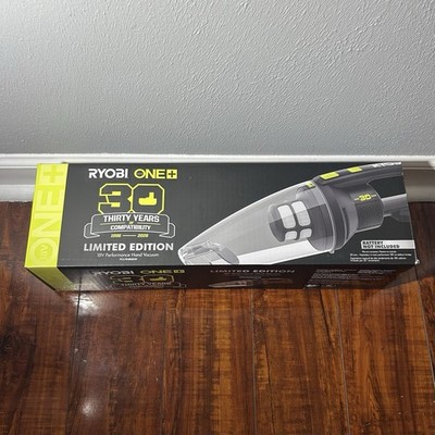 RYOBI Limited Edition Black 30th Anniversary ONE+ HP 18V Performance Hand Vacuum